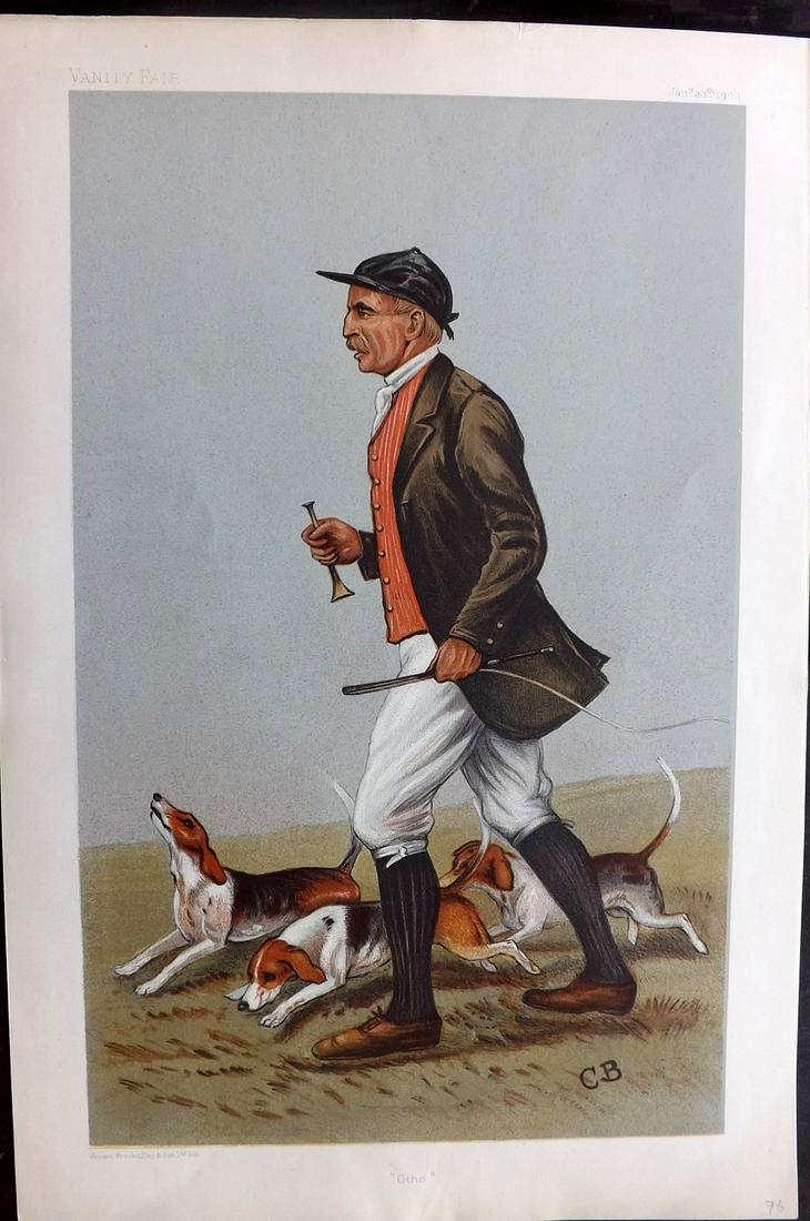 Vanity Fair Print 1902 J. Otho Paget. Foxhunter (1 of 1)