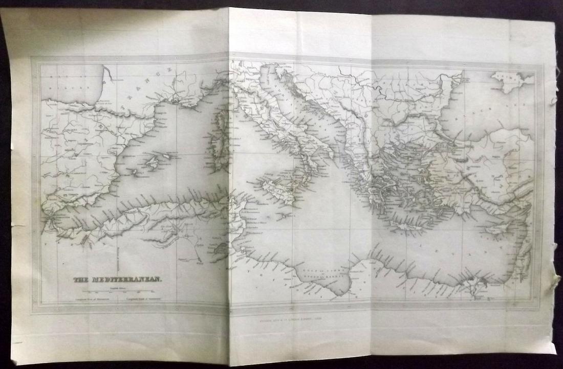 Findlay, Alex 1840 Map of The Mediterranean (1 of 2)