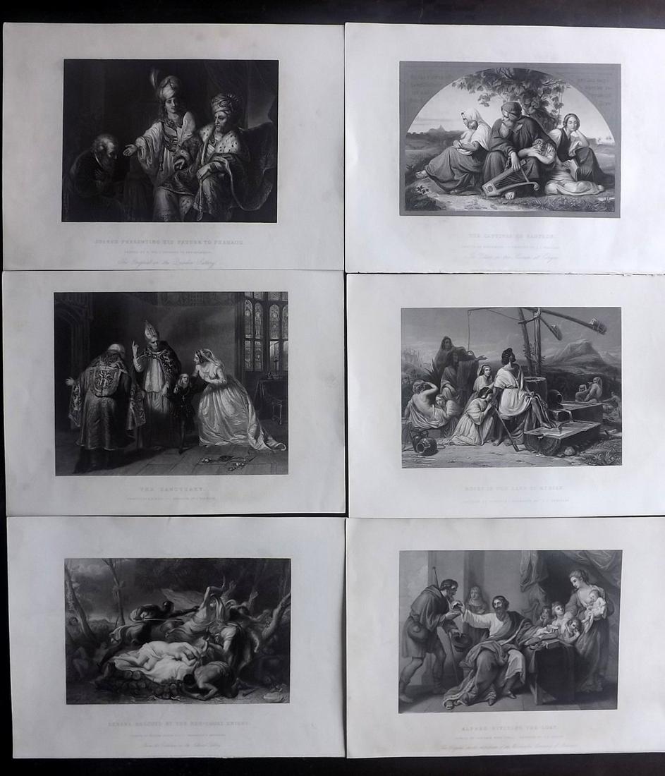 Gems of European Art 1846 Lot of 6 Folio Prints (1 of 2)