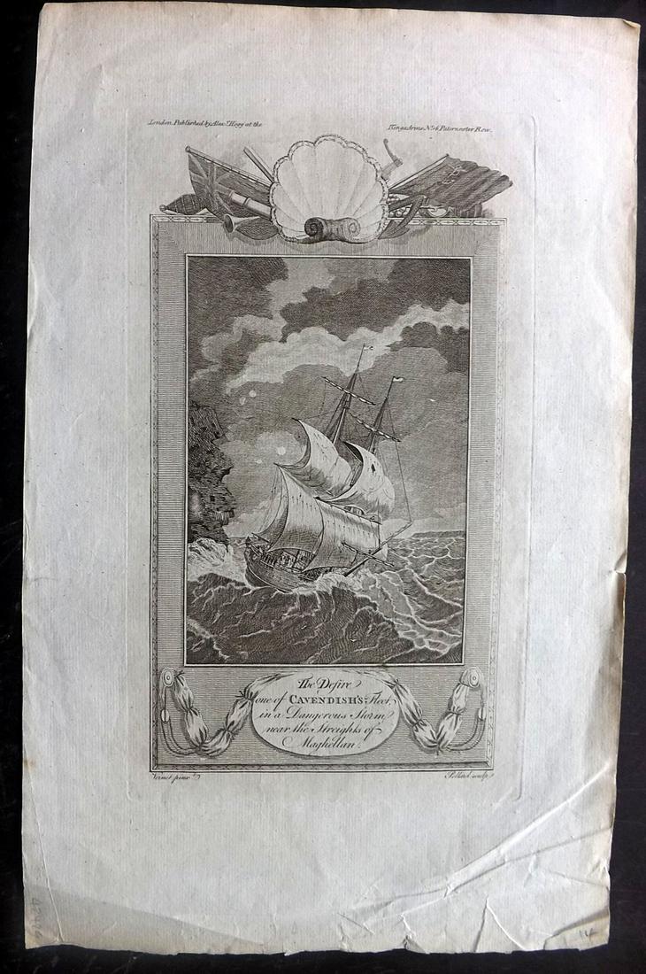 Anderson & Hogg 1784 Desire Ship, Maghellan Straits (1 of 2)