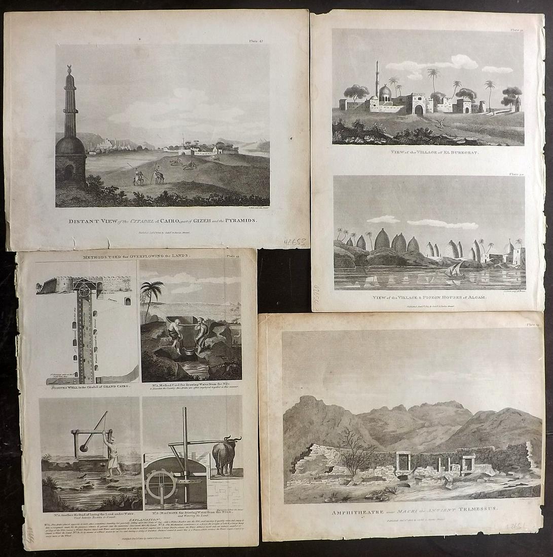 Walsh & Neele 1803 Lot of 4 Antique Prints of Egypt (1 of 2)