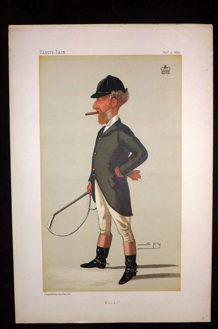 Vanity Fair Print 1885 Robert Harvey, Sport Rider (1 of 1)