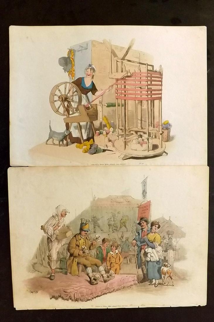 Pyne, William 1808 Pair Folio HC British Costume Prints (1 of 2)