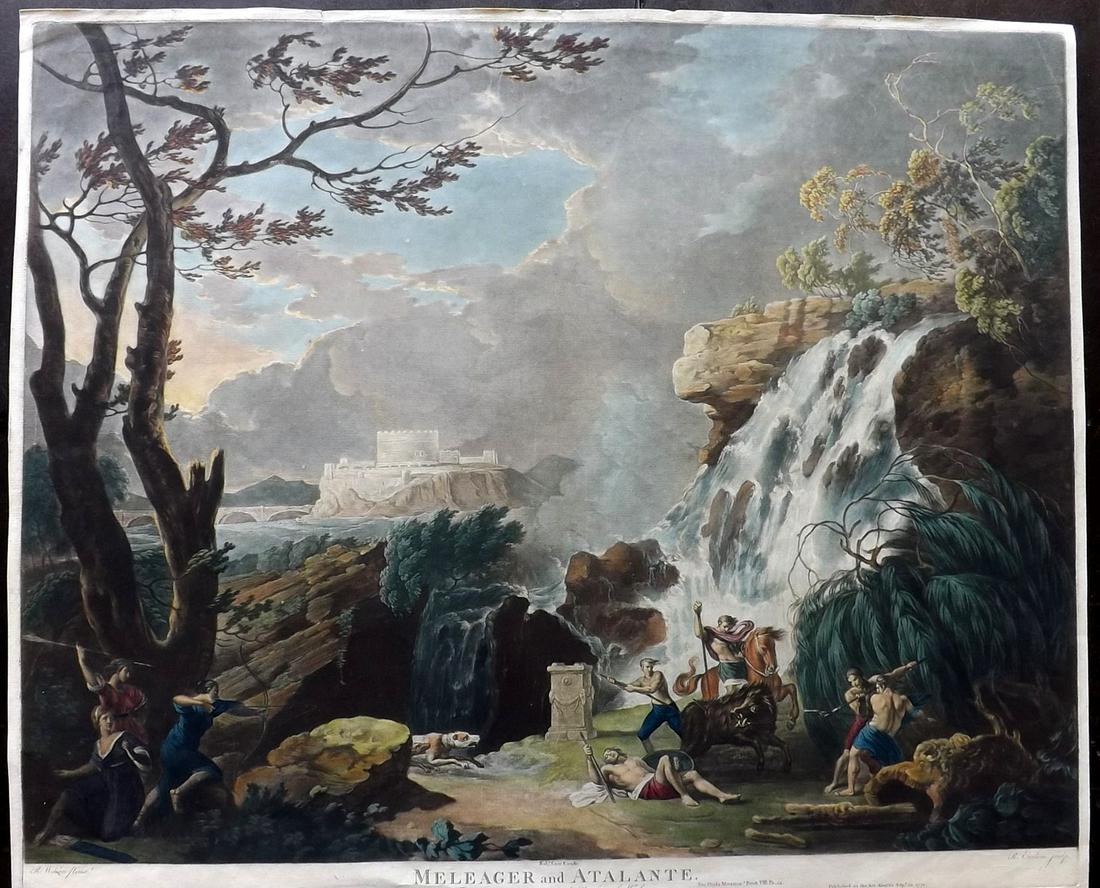 Earlom after Wilson 1771 LG HC Mezzotint. Meleager… (1 of 2)