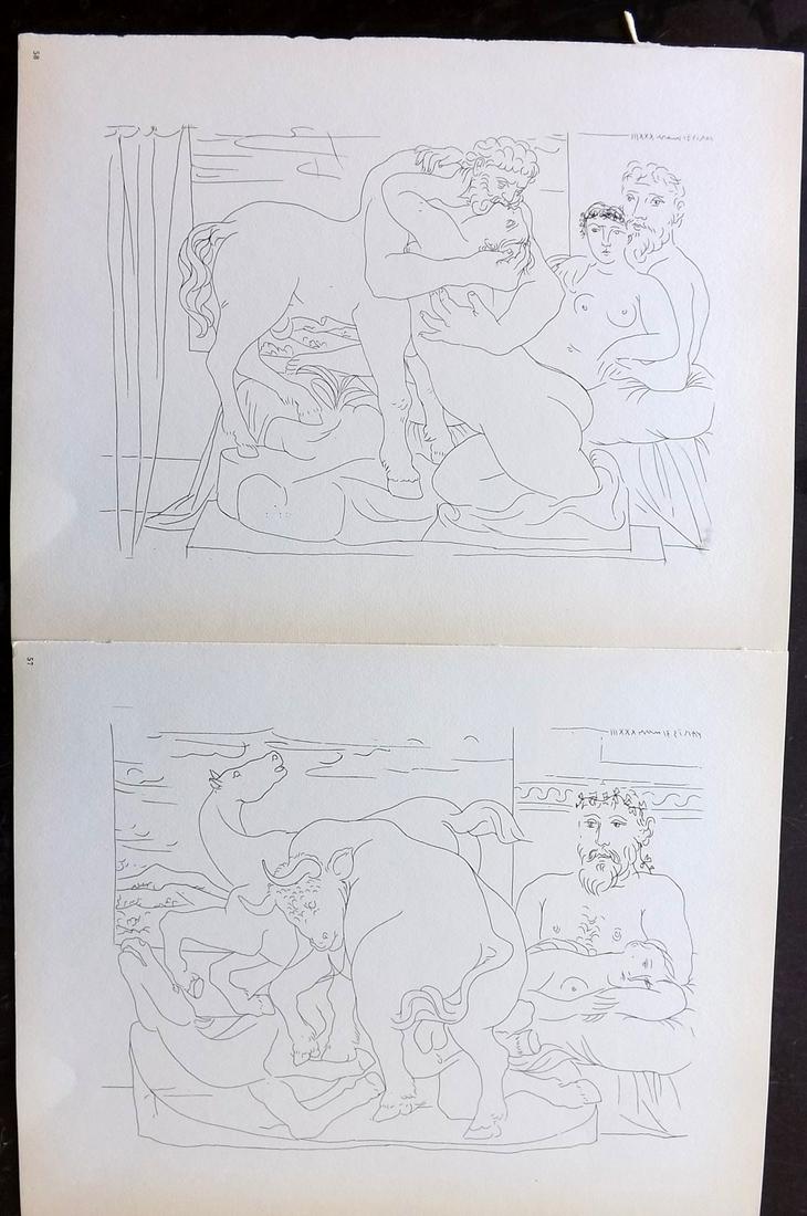 Picasso, Pablo 1956 Pair Prints from the Vollard Suite (1 of 2)