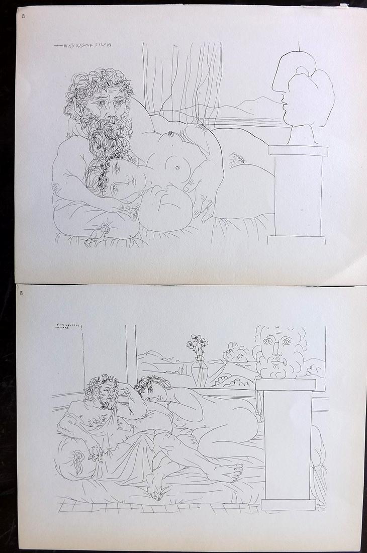Picasso, Pablo 1956 Pair Prints from the Vollard Suite (1 of 2)