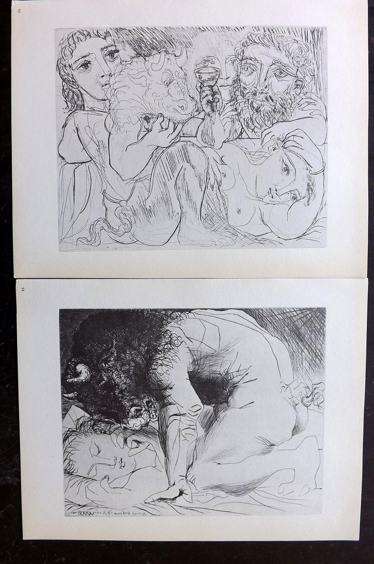 Picasso, Pablo 1956 Pair Prints from the Vollard Suite (1 of 2)
