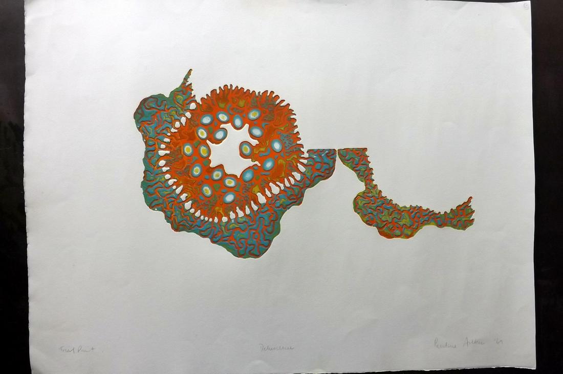 Aitken, Pauline (b1944) 1969 Signed Aquatint Etching (1 of 2)