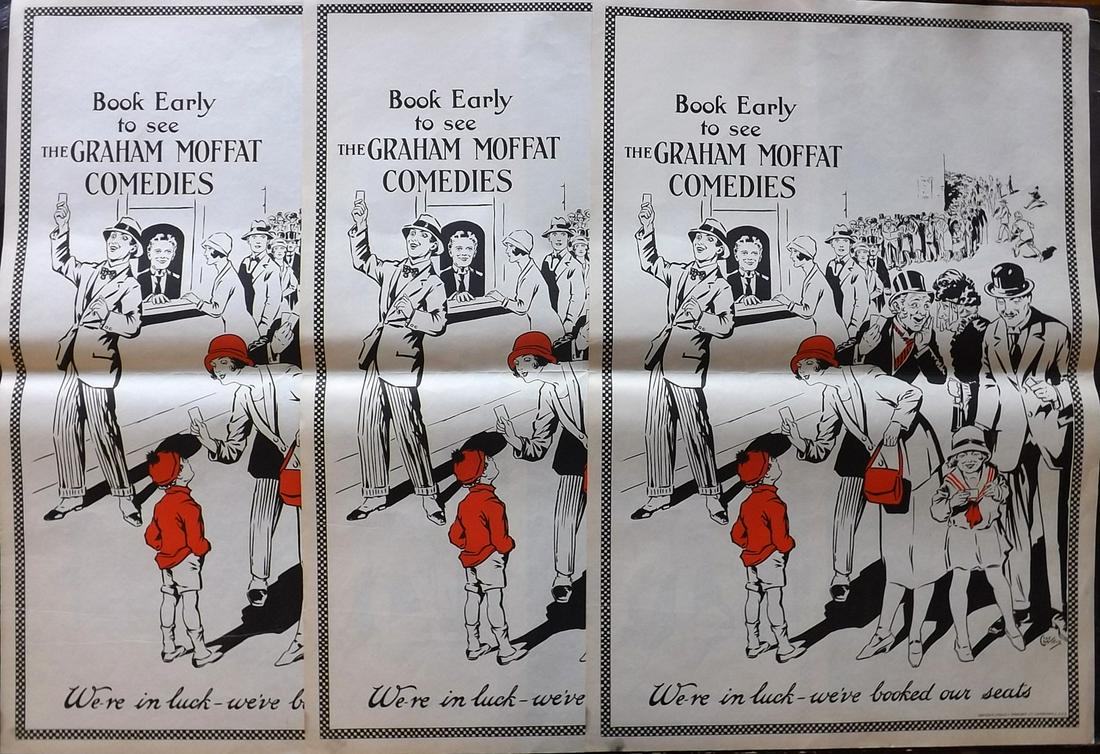 Theatre Poster C1925 Graham Moffat Comedies. Willis (3) (1 of 2)