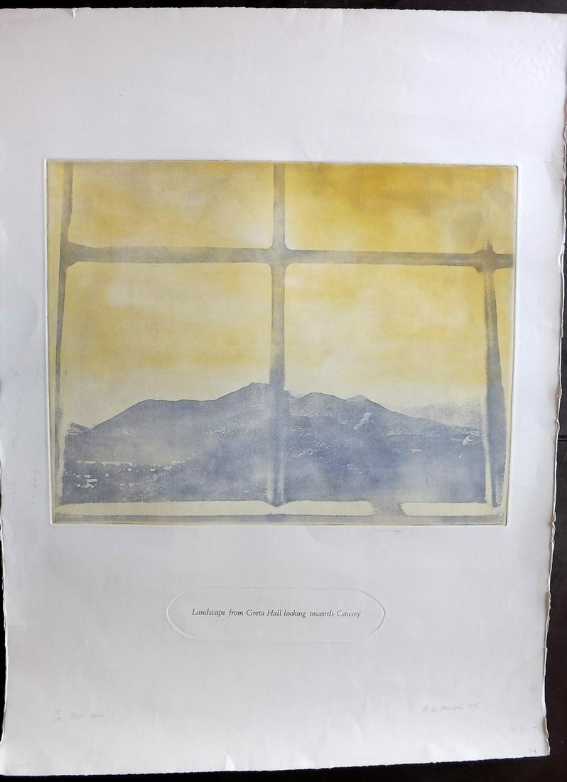 Wilkinson, David (b1937) 1975 Large Rare Signed Etching (1 of 2)