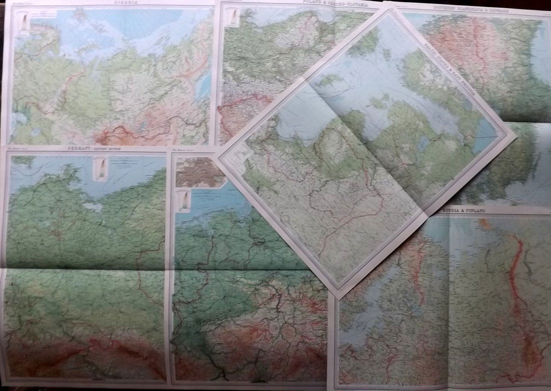 Bartholomew, John 1922 Lot 7 Maps. Baltic, Germany etc (1 of 2)