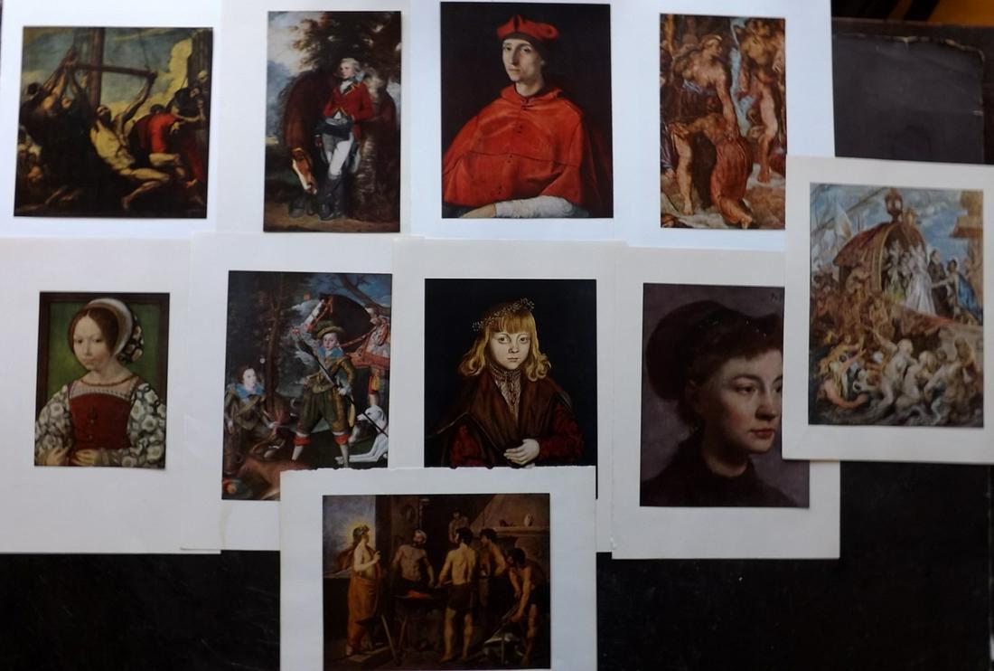 Masterpieces of Art 1958 Lot 10 Prints. Old Masters (1 of 2)