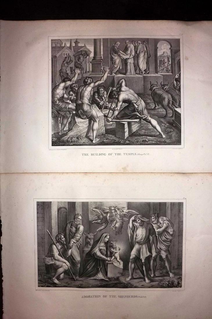 Raphael Vatican Lodges 1825 Pair of Large Folio Prints (1 of 2)