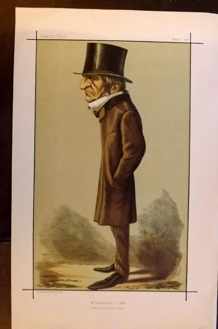 Vanity Fair Print 1898 William Gladstone, Prime (1 of 1)