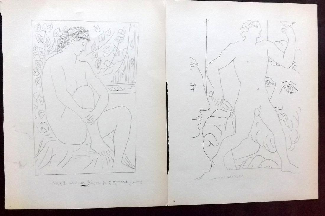 Picasso, Pablo 1956 Pair Prints from the Vollard Suite (1 of 2)