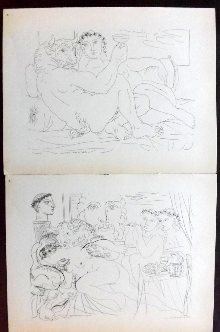 Picasso, Pablo 1956 Pair Prints from the Vollard Suite (1 of 2)