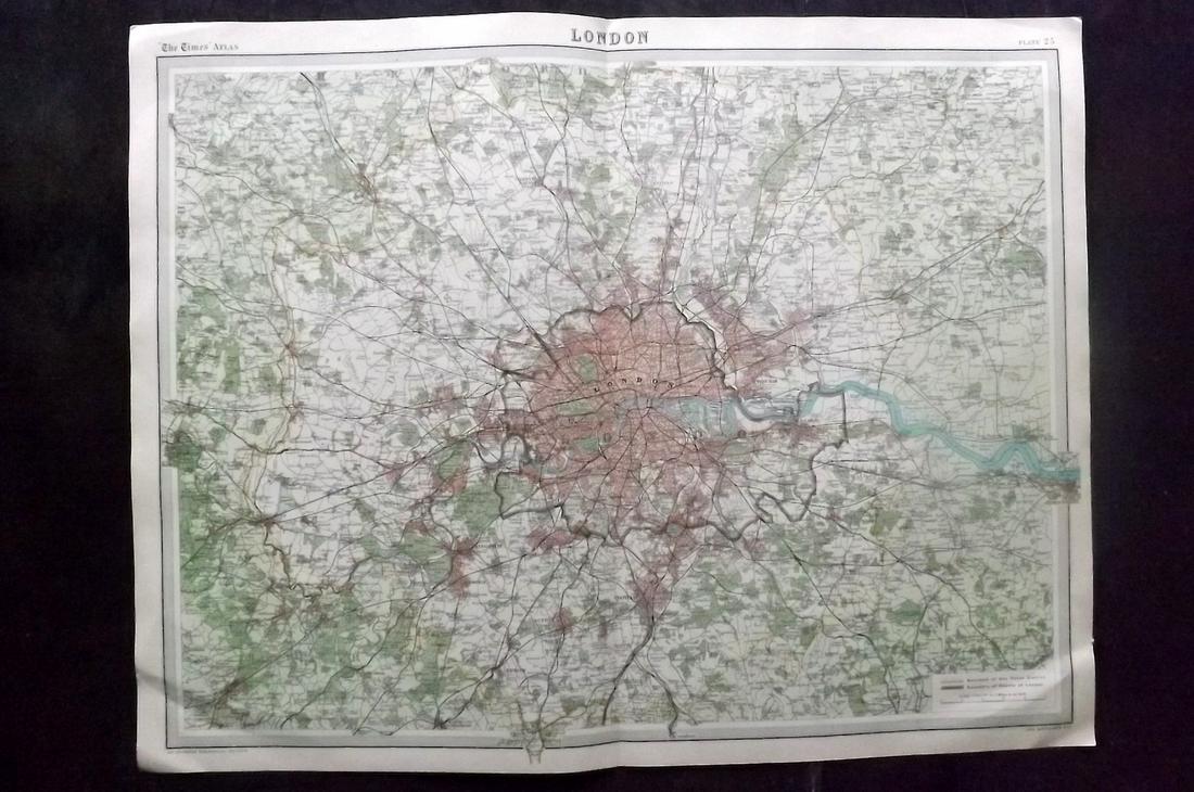 Bartholomew, John 1922 Large Map of London (1 of 2)