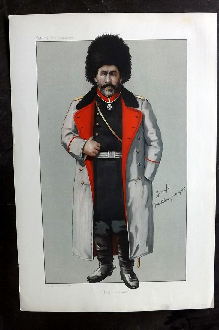 Vanity Fair Print 1905 General Kuropatkin, Military (1 of 1)
