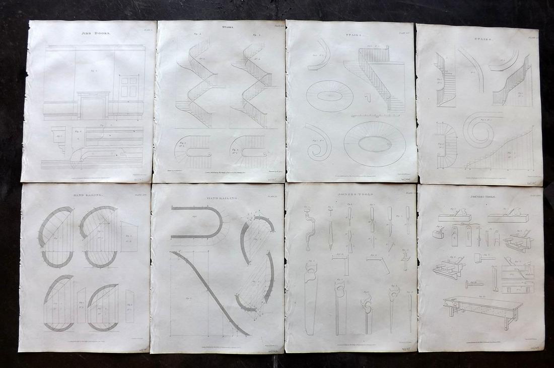 Nicholson, Peter 1826 Lot 8 Building/Architecture Print (1 of 2)