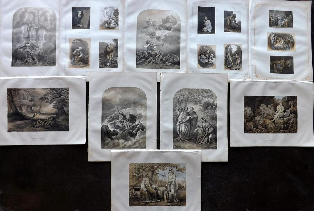 Eadie, John 1863 Lot of 10 Religious Prints (1 of 2)