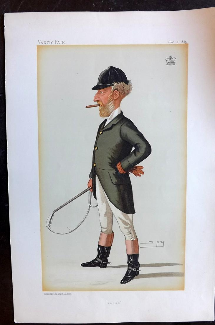 Vanity Fair Print 1885 Robert Bateson-Harvey, (1 of 1)