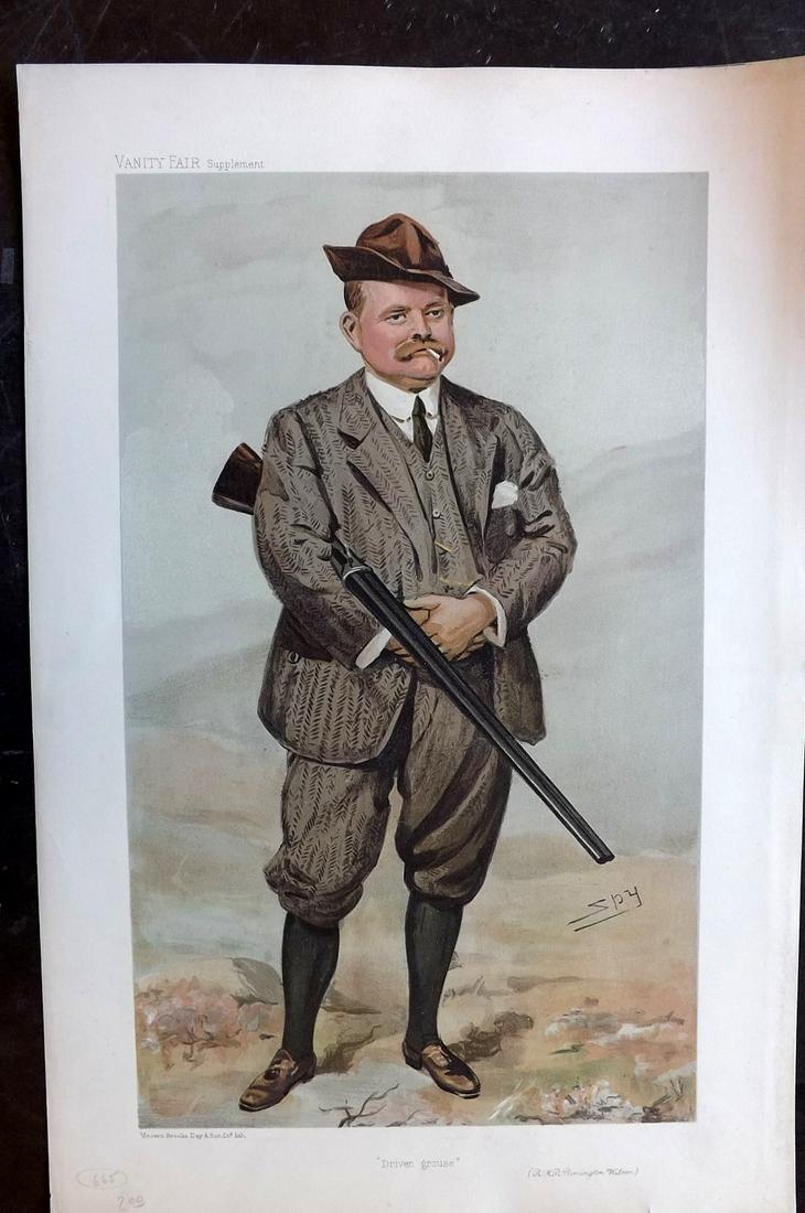 Vanity Fair Print 1905 R. H. R. Rimington Wilson, Game (1 of 1)