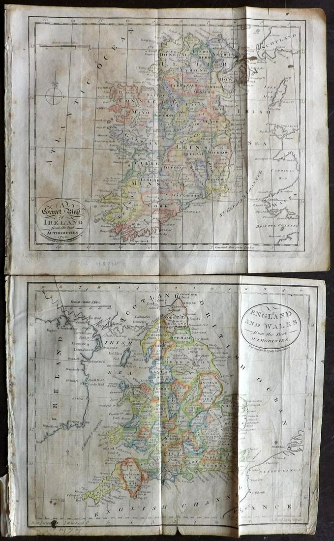 Guthrie, William 1799 Pair of Maps. British Isles (1 of 2)