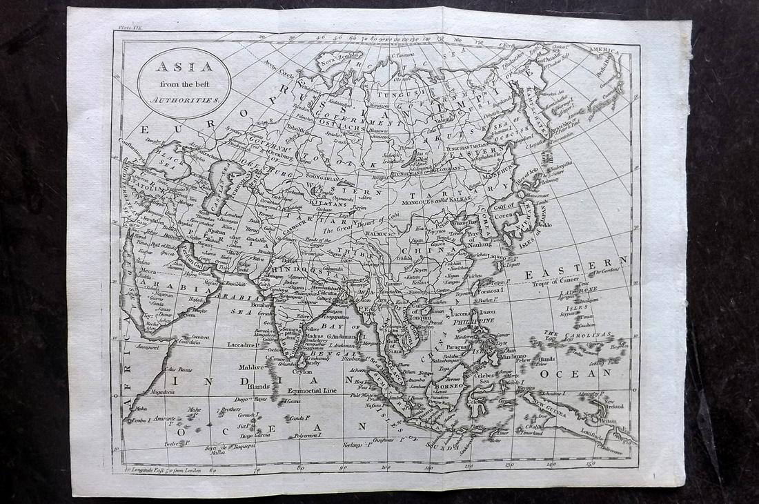 Guthrie, William 1798 Map. Asia Continent (1 of 2)