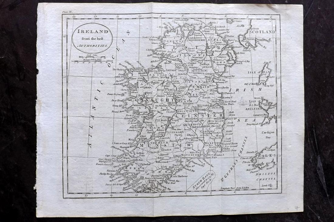 Guthrie, William 1798 Map. Ireland (1 of 2)