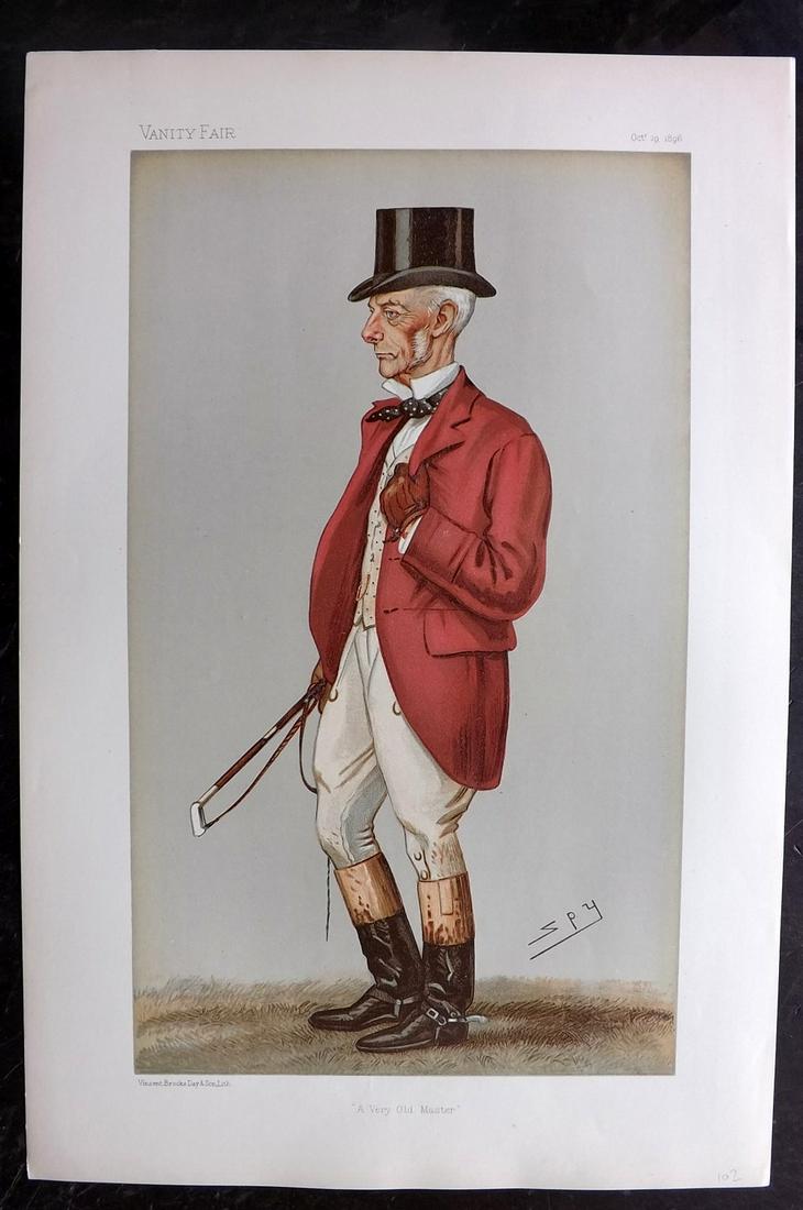 Vanity Fair Print 1896 Thomas C. Garth, Fox Hunter (1 of 1)