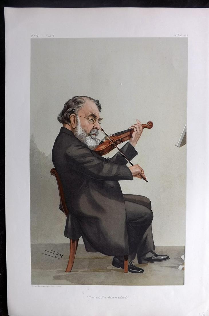 Vanity Fair Print 1905 Joseph Joachim, Music (1 of 1)