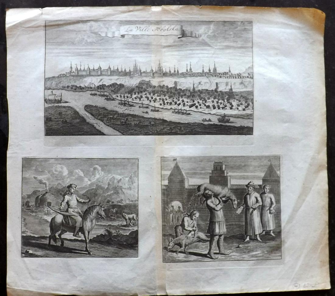 de Bruijn, Cornelis 1718 Large Print. Tobolsk, Russia (1 of 2)