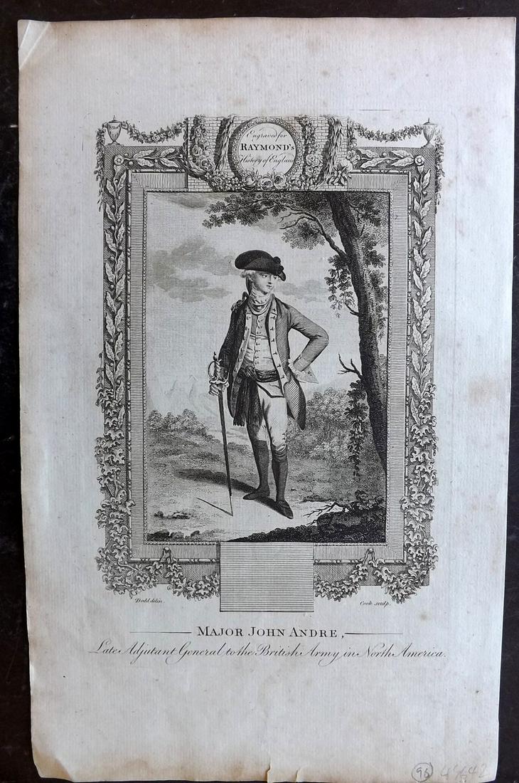 Raymond, George 1787 US Revolutionary War Portrait (1 of 2)