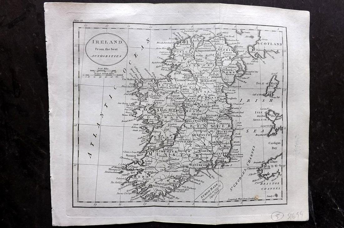 Guthrie, William 1806 Map. Ireland (1 of 2)
