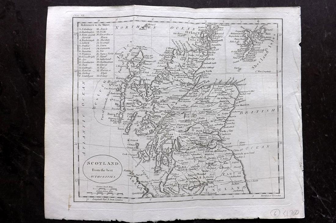 Guthrie, William 1806 Map. Scotland (1 of 2)