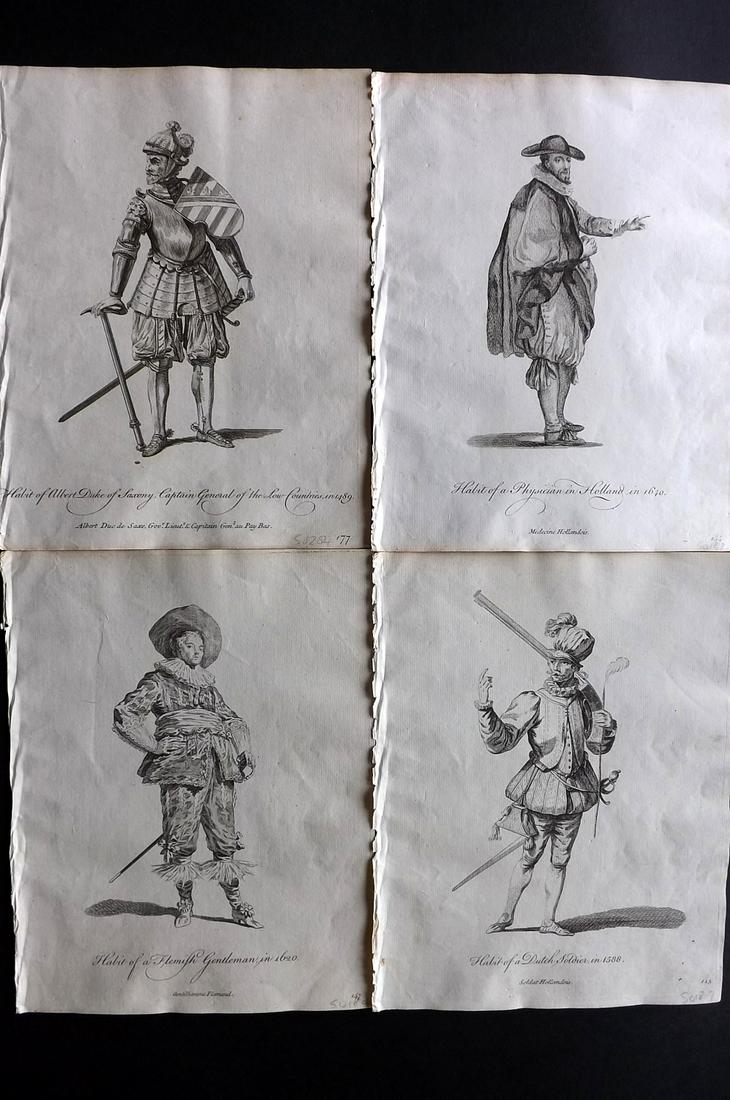 Jefferys, Thomas C1760 Lot 4 Prints. Holland & Belgium (1 of 2)