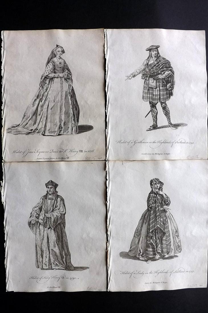Jefferys, Thomas C1760 Lot 4 Prints. Scotland, England (1 of 2)