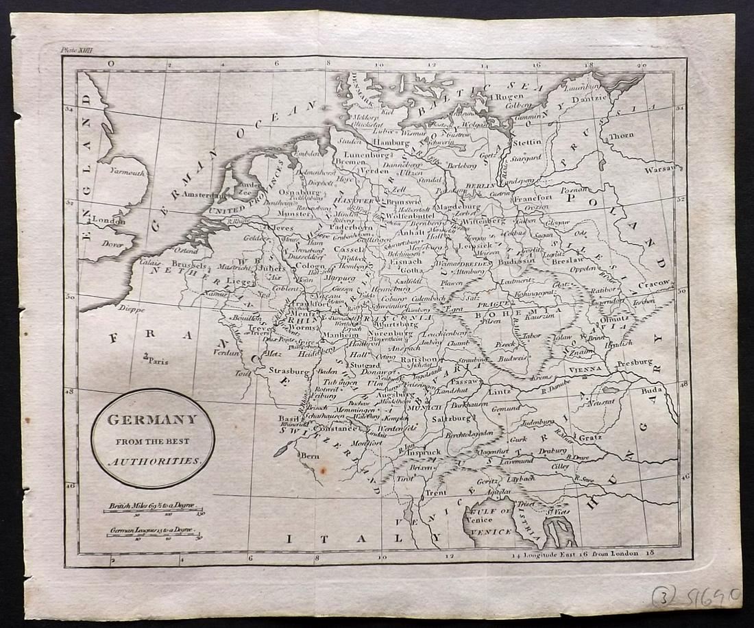 Guthrie, William 1806 Map. Germany (1 of 2)