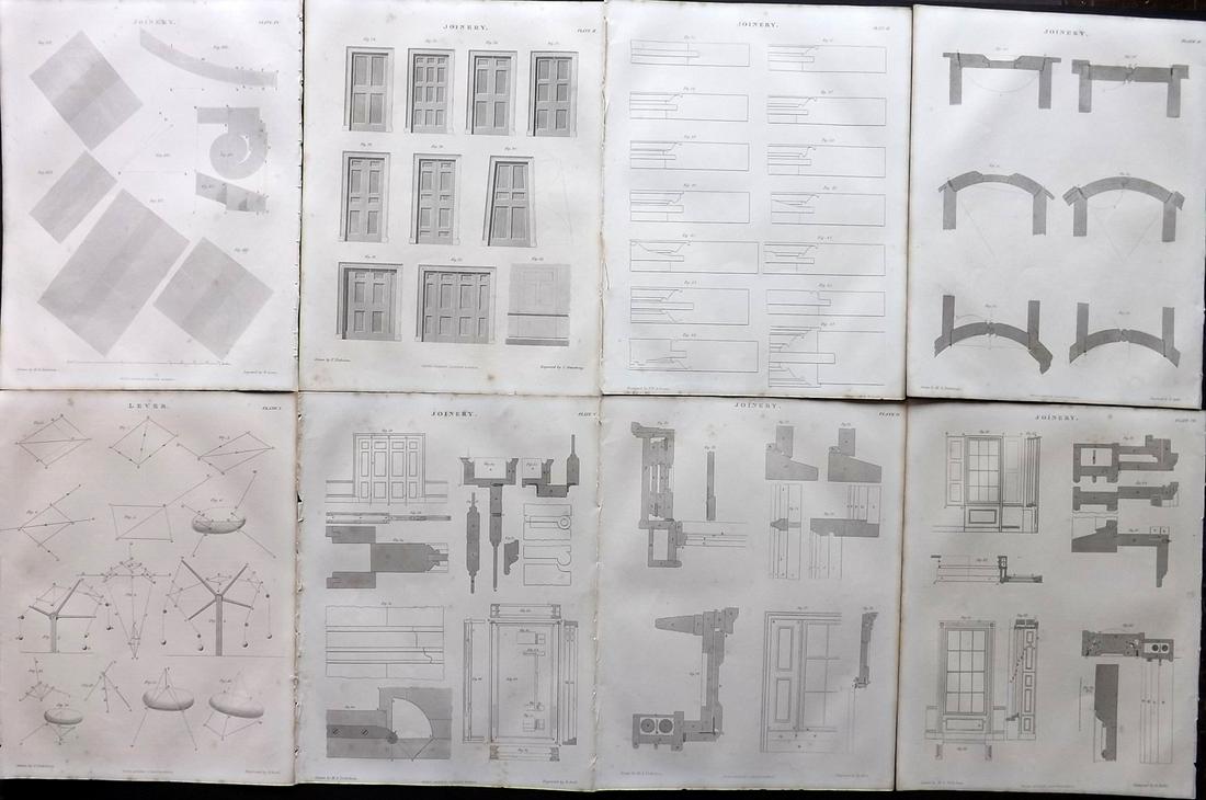 Lomax, Edward 1852 Lot of 8 Architecture/Building (1 of 2)