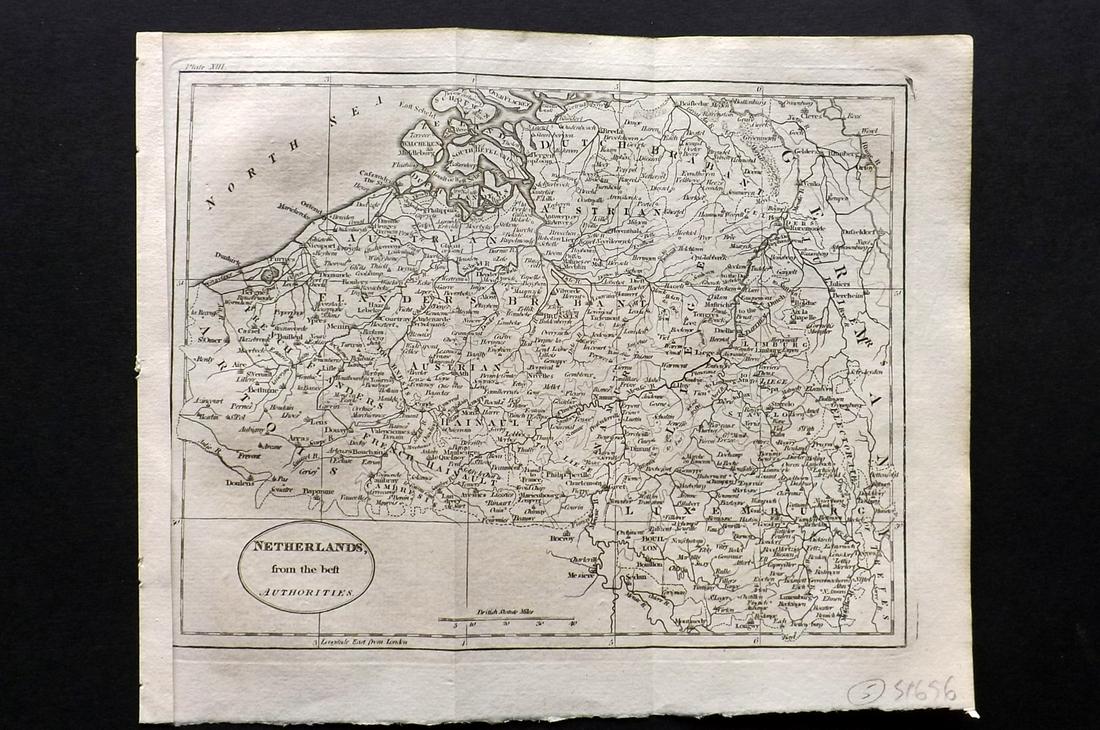 Guthrie, William 1806 Map. Netherlands (1 of 2)