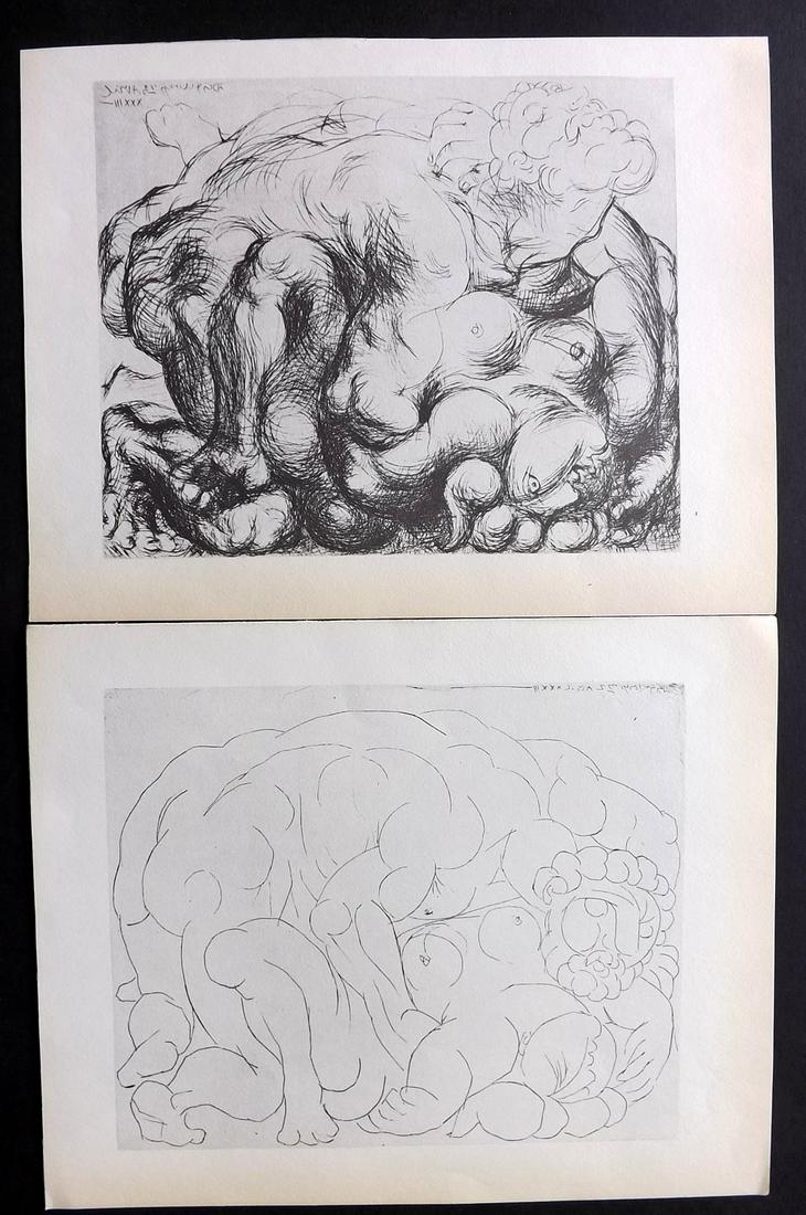 Picasso, Pablo 1956 Pair Prints from the Vollard Suite (1 of 2)