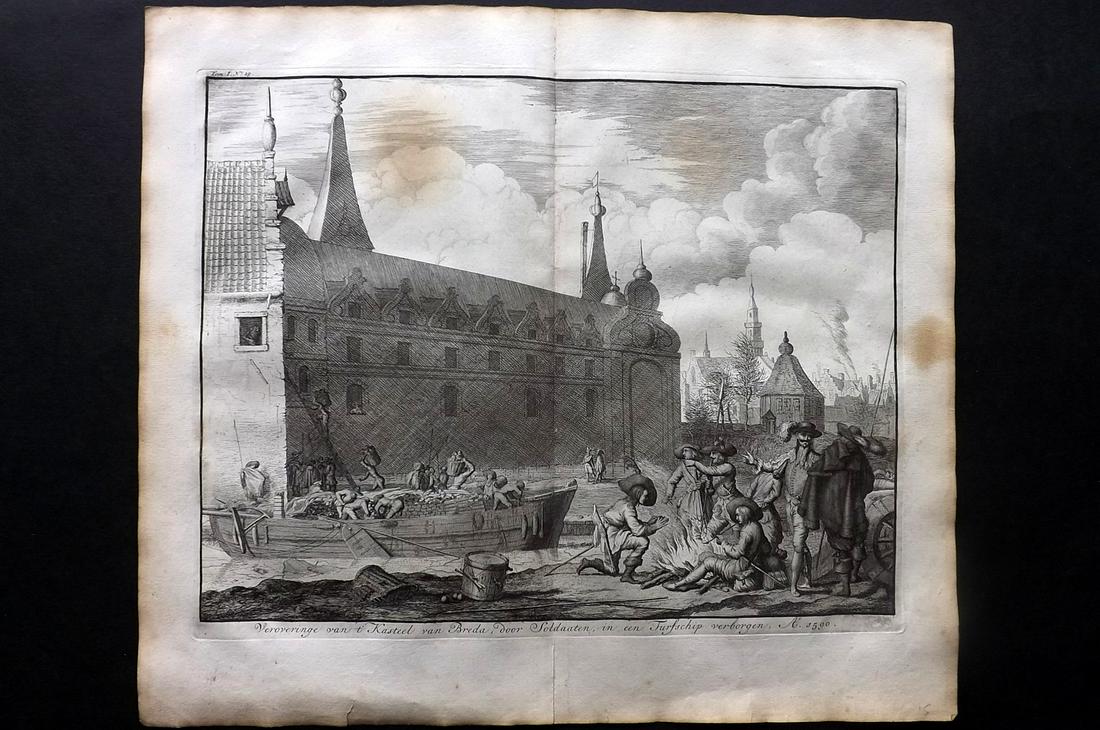 Le Clerc, Jean 1730 LG Print. Breda Castle, Netherlands (1 of 2)