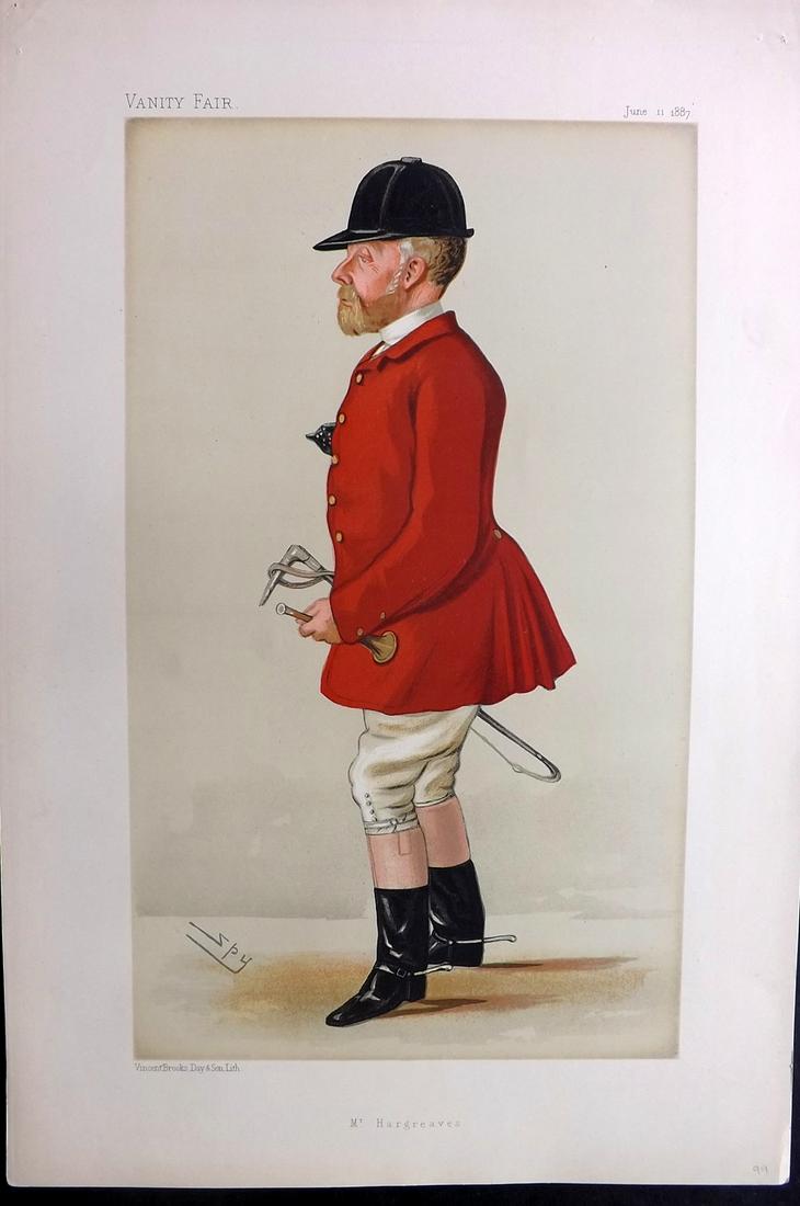 Vanity Fair Print 1887 John Hargreaves, Foxhunter (1 of 1)
