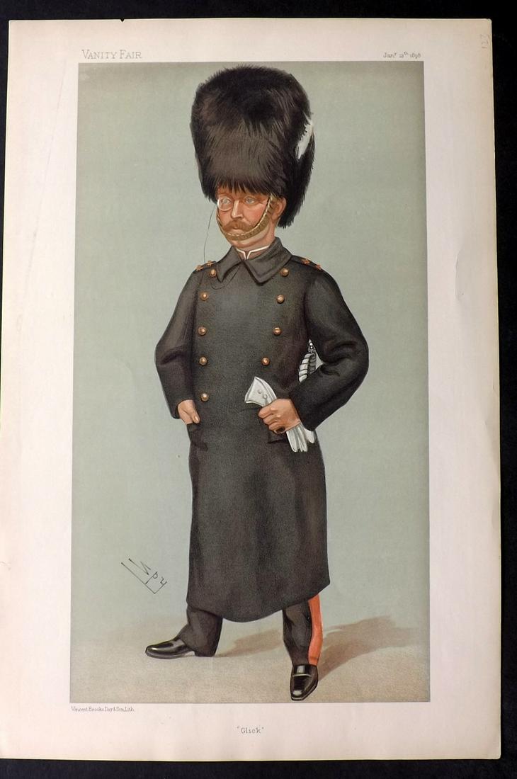 Vanity Fair Print 1898 Count Gleichen, Military (1 of 1)