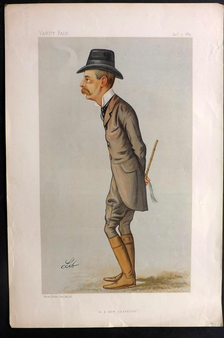 Vanity Fair Print 1889 Randolph Spencer Churchill (1 of 1)