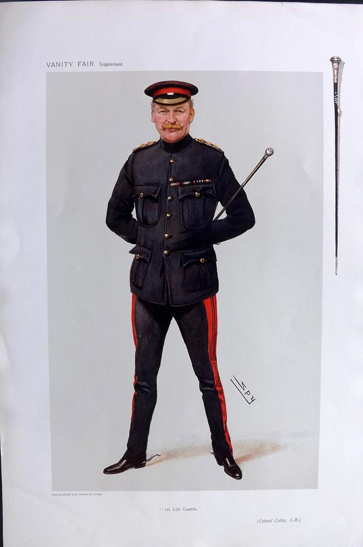 Vanity Fair Print 1906 Colonel Calley, Military (1 of 1)