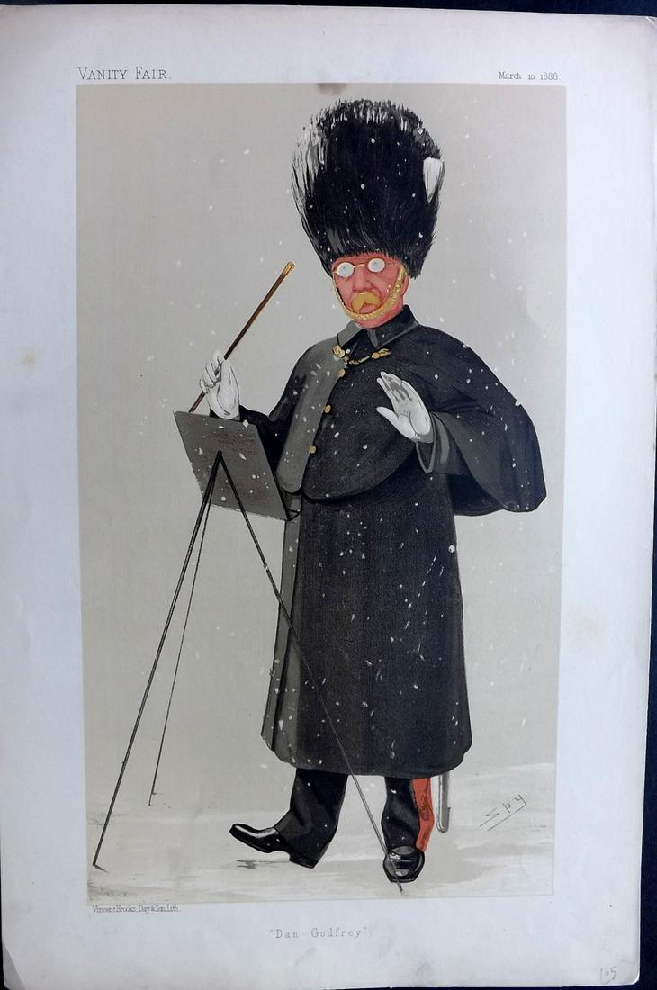 Vanity Fair Print 1888  Daniel Godfrey, Music (1 of 1)