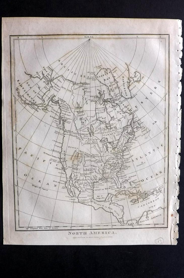 Wilkes, John 1796 Map. North America (1 of 2)