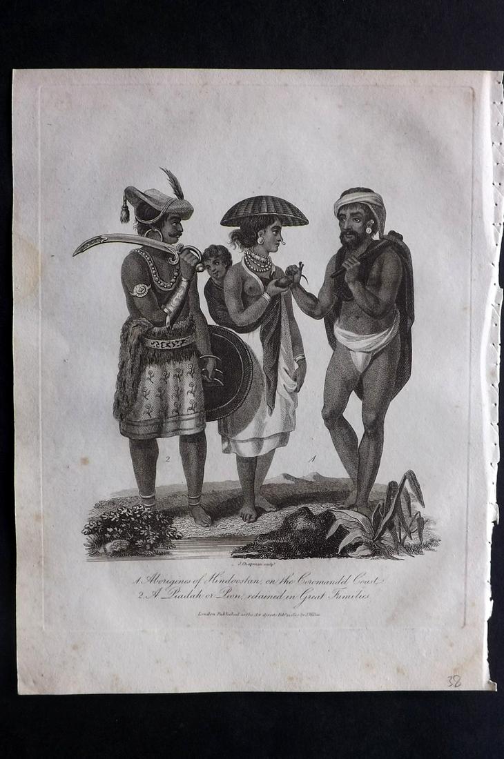 Wilkes, John 1809 Aborigines of Hindoostan, India (1 of 2)