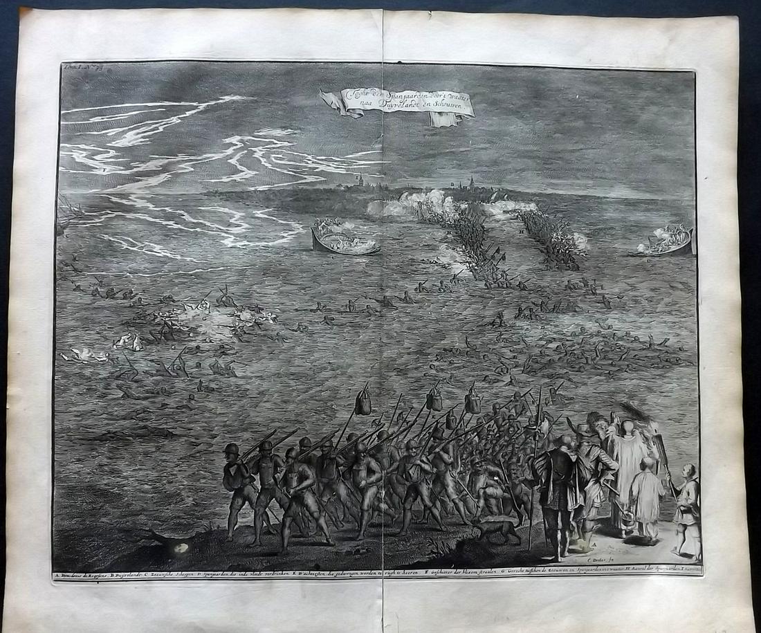 Le Clerc, Jean 1730 LG Print. Spanish Infantry, (1 of 2)